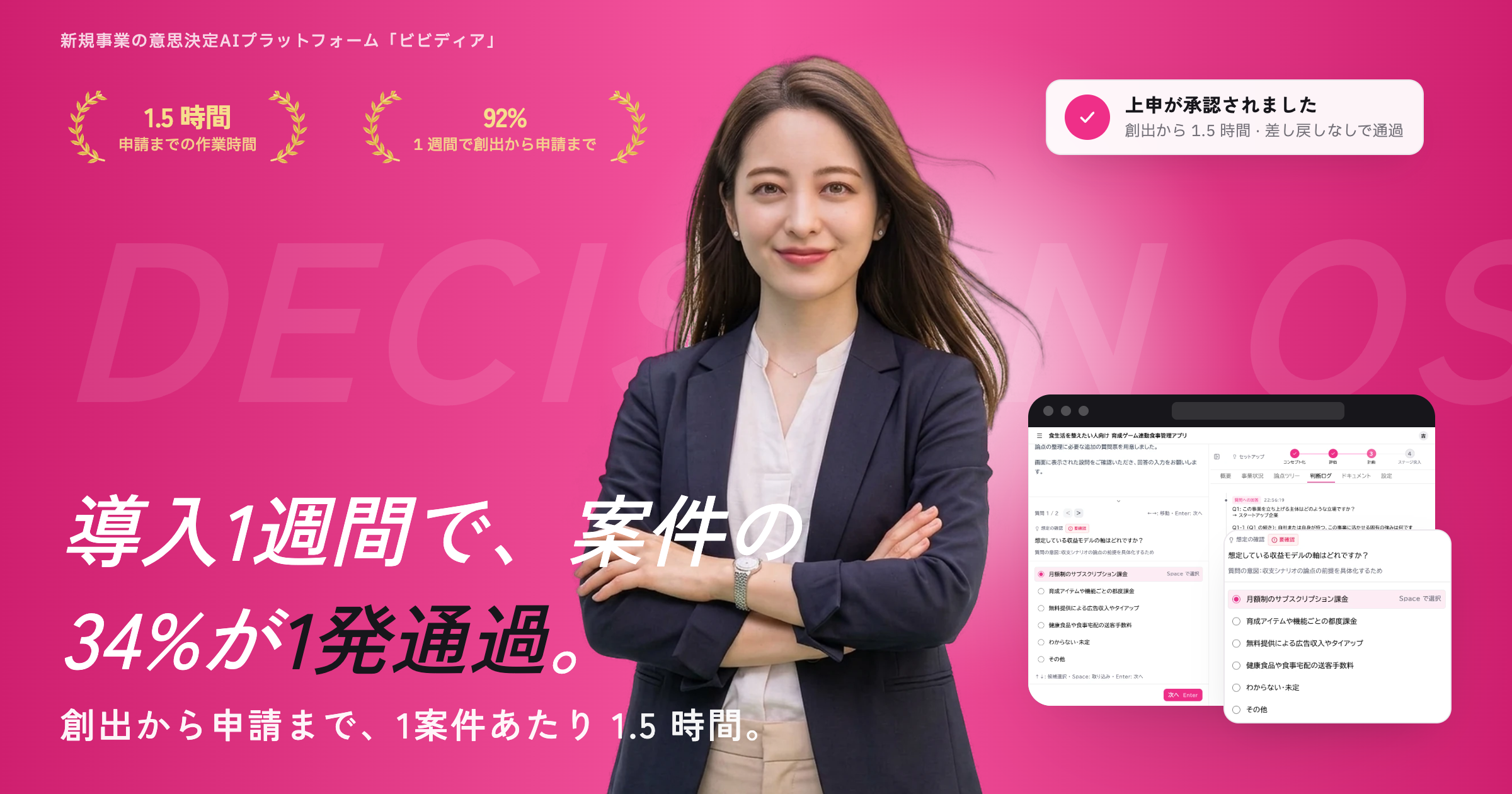 Vividir|導入1週間で、案件の34%が1発通過。創出から申請まで、1案件あたり1.5時間
